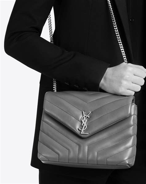 ysl loulou earth grey|Loulou Handbags Collection for Women .